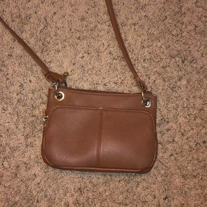 brown cross body purse
